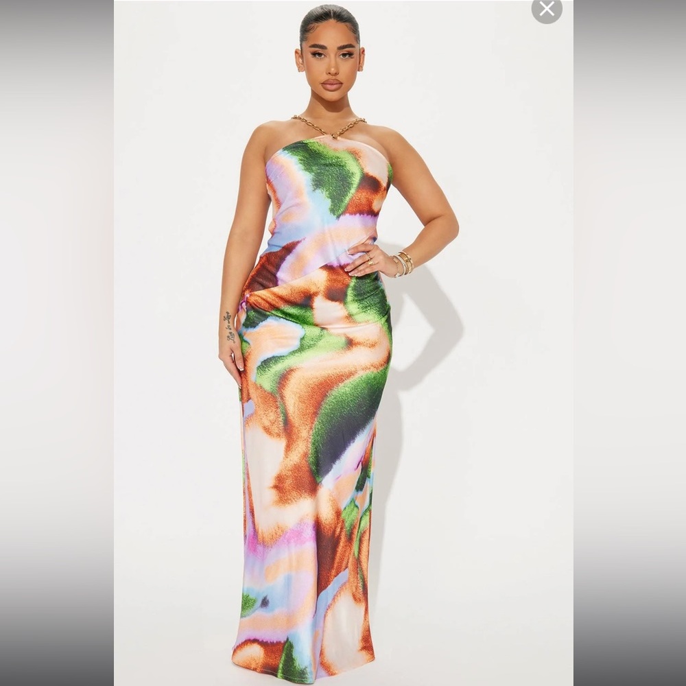 Colorful maxi dress
